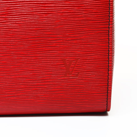 LOUIS VUITTON 1990 Epi Speedy 30 Handbag Red WS26018