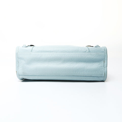 BALENCIAGA Neo City Small Mini 2way Classic Light Blue Shoulder Bag blue WS26020