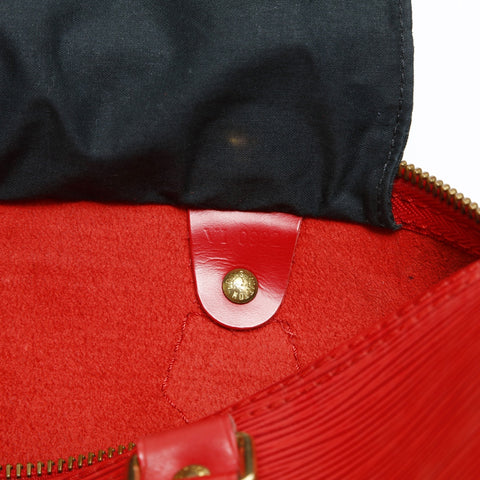 LOUIS VUITTON Epi Speedy Boston bag made in 1997 Handbag Red WS26023