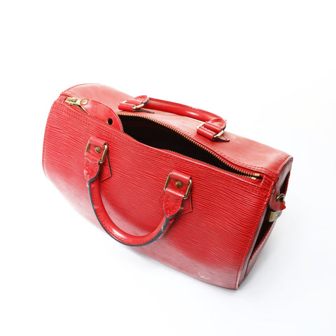 LOUIS VUITTON Epi Speedy Boston bag made in 1997 Handbag Red WS26023
