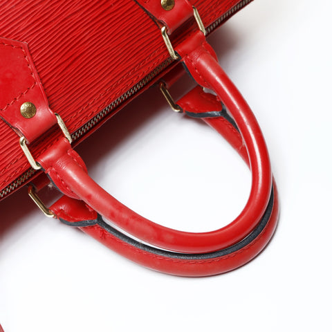 LOUIS VUITTON Epi Speedy Boston bag made in 1997 Handbag Red WS26023
