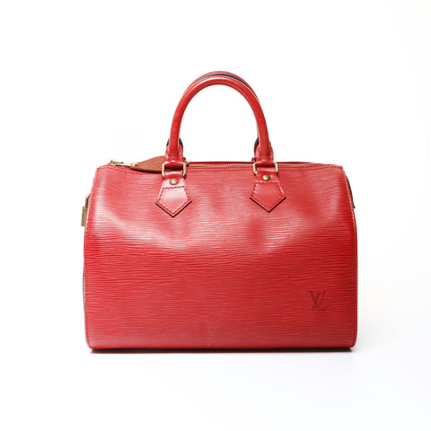 LOUIS VUITTON Epi Speedy Boston bag made in 1997 Handbag Red WS26023
