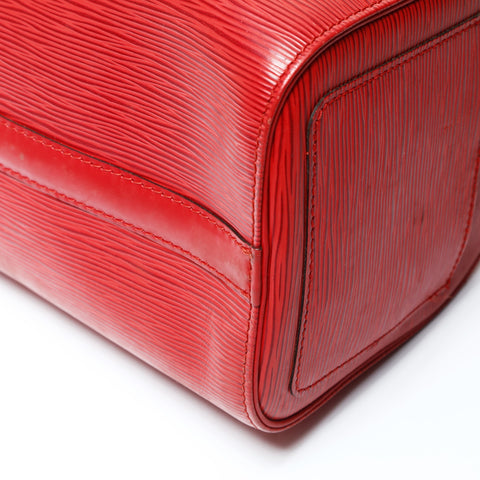 LOUIS VUITTON Epi Speedy Boston bag made in 1997 Handbag Red WS26023