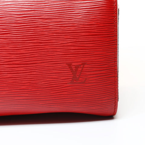LOUIS VUITTON Epi Speedy Boston bag made in 1997 Handbag Red WS26023