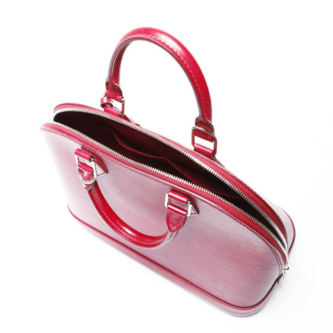 LOUIS VUITTON Epi Alma PM 2012 Handbag pink WS26024