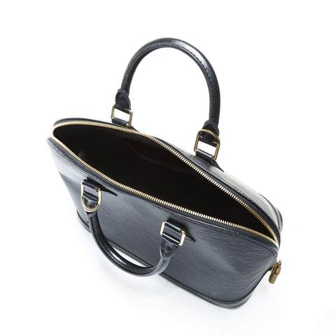 LOUIS VUITTON Epi Alma PM 1996 Handbag black WS26025