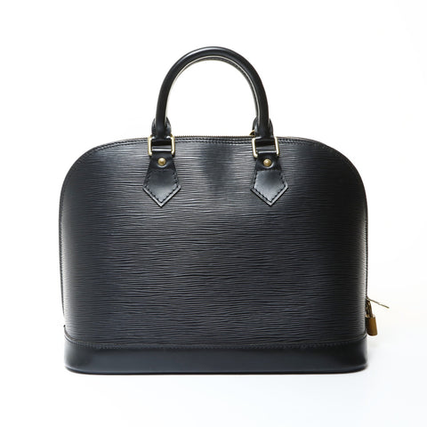 LOUIS VUITTON Epi Alma PM 1996 Handbag black WS26025