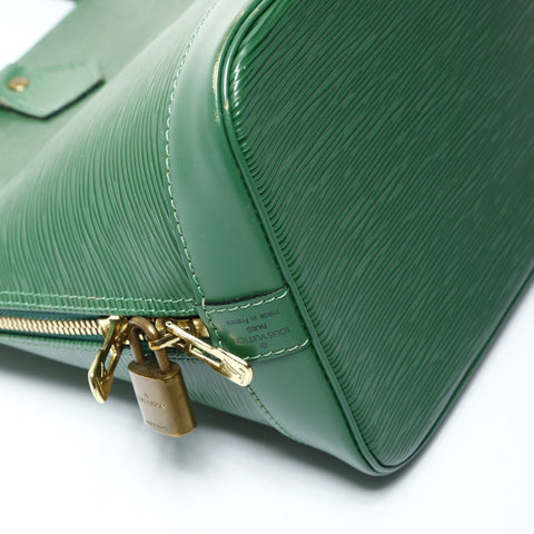 LOUIS VUITTON 1997 Epi Alma PM Borneo Green Handbag green WS26026