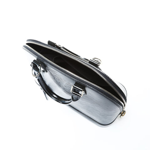 LOUIS VUITTON 2011 Epi Alma PM Electric Handbag black WS26027