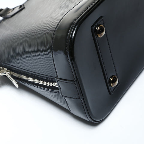 LOUIS VUITTON 2011 Epi Alma PM Electric Handbag black WS26027