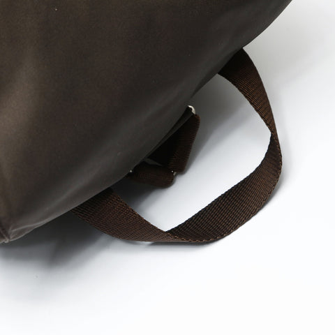 PRADA Nylon triangle logo Backpack  Daypack Brown WS26028