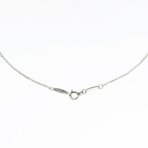 TIFFANY&Co. Open heart 925 Necklace Silver WS26030