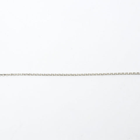 TIFFANY&Co. Hardware 925 double ring Necklace Silver WS26032