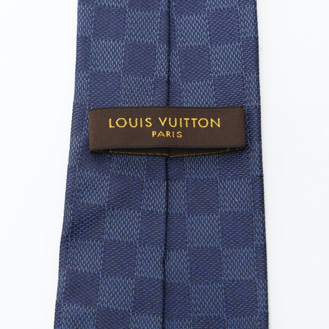 路易威登 真丝达米尔领带 蓝色 WS26034
