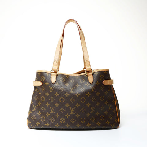 LOUIS VUITTON M51154 Monogram Batignolles Horizontal 2011 Shoulder Bag Brown WS26035