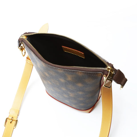 LOUIS VUITTON Virgil Abloh Hobo Cruiser PM 2011 M46241 Shoulder Bag Brown WS26036