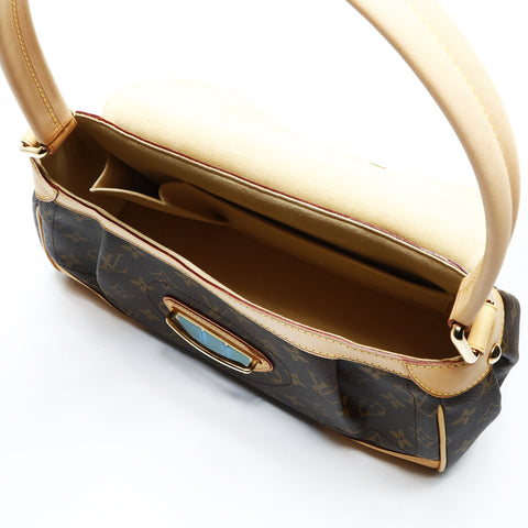LOUIS VUITTON 2008 Beverly MM Monogram Shoulder Bag Brown WS26039