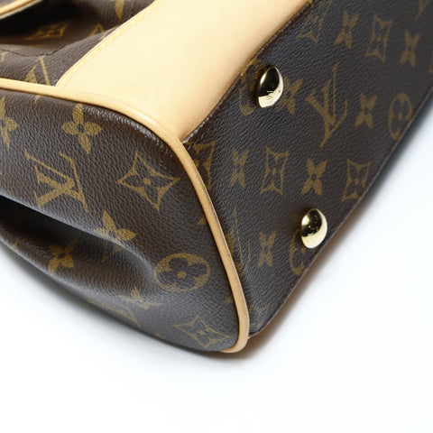 LOUIS VUITTON 2008 Beverly MM Monogram Shoulder Bag Brown WS26039