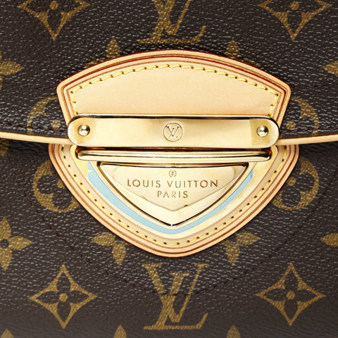 LOUIS VUITTON 2008 Beverly MM Monogram Shoulder Bag Brown WS26039