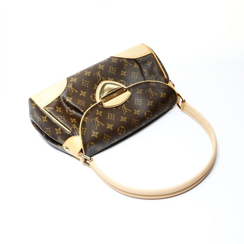 LOUIS VUITTON 2008 Beverly MM Monogram Shoulder Bag Brown WS26039