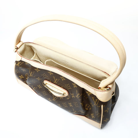 LOUIS VUITTON 2008 Beverly MM Monogram Shoulder Bag Brown WS26040