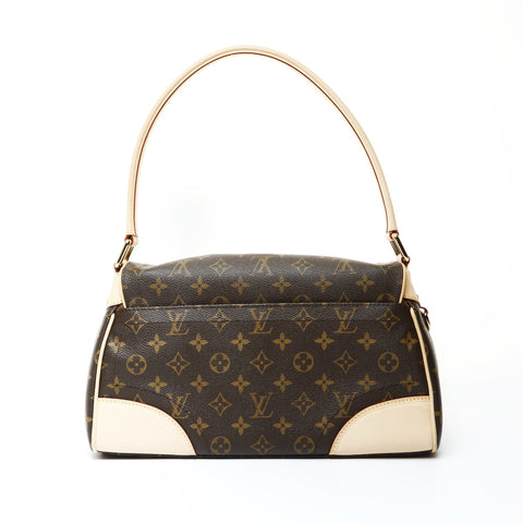 LOUIS VUITTON 2008 Beverly MM Monogram Shoulder Bag Brown WS26040