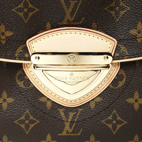 LOUIS VUITTON 2008 Beverly MM Monogram Shoulder Bag Brown WS26040