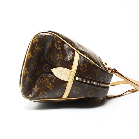 LOUIS VUITTON Montorgueil Boston bag Monogram GM 2007 Shoulder Bag Brown WS26041