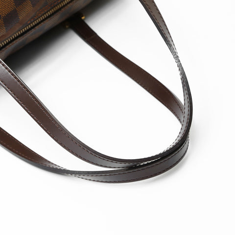 LOUIS VUITTON Damier Papillon 30 2005 with pouch Shoulder Bag Brown WS26042