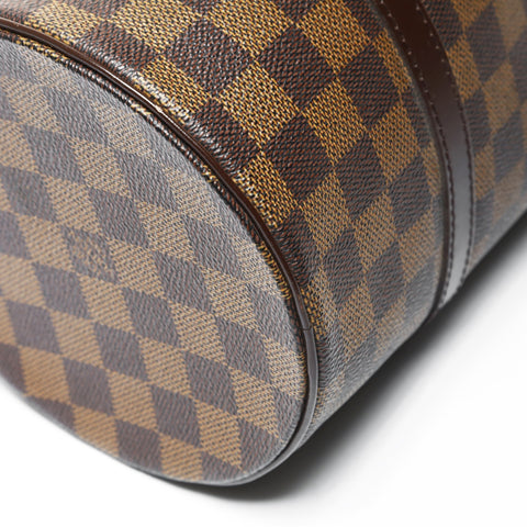 LOUIS VUITTON Damier Papillon 30 2005 with pouch Shoulder Bag Brown WS26042
