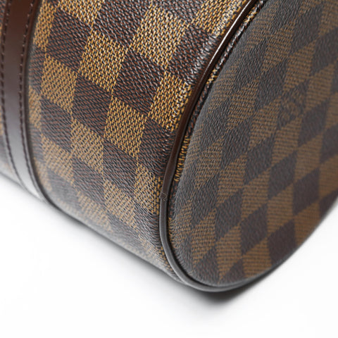 LOUIS VUITTON Damier Papillon 30 2005 with pouch Shoulder Bag Brown WS26042