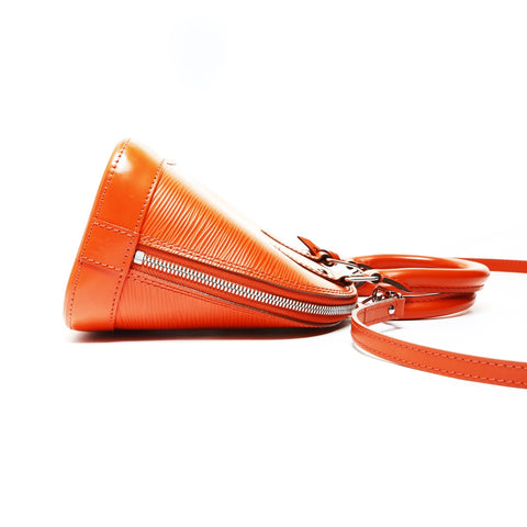 LOUIS VUITTON Epi Alma BB 2013 Shoulder Bag Orange WS26044