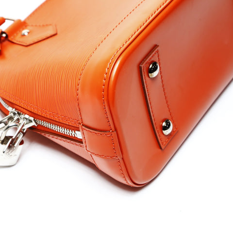 LOUIS VUITTON Epi Alma BB 2013 Shoulder Bag Orange WS26044