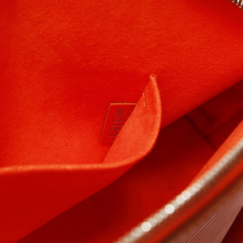 LOUIS VUITTON Epi Alma BB 2013 Shoulder Bag Orange WS26044
