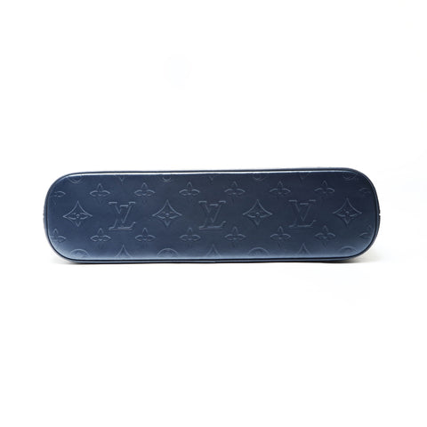 LOUIS VUITTON Alston M55122 Monogram Matte Noir 2002 Shoulder Bag blue WS26046