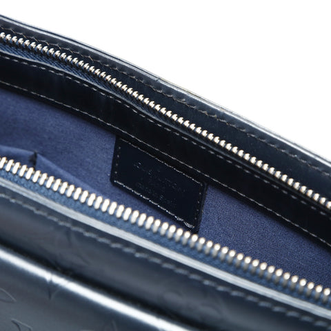 LOUIS VUITTON Alston M55122 Monogram Matte Noir 2002 Shoulder Bag blue WS26046