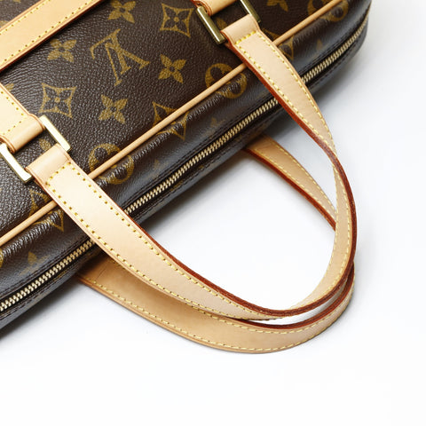 LOUIS VUITTON 2002 Monogram Porte-Document Pegase Handbag Brown WS26047