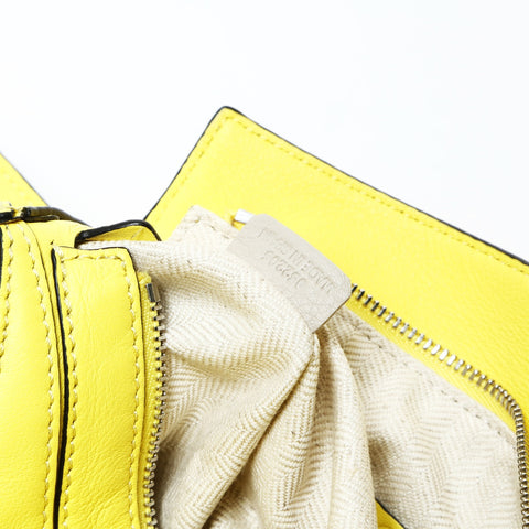 LOEWE Puzzle Bumbag Mini Classic Calfskin Belt Bag Shoulder Bag yellow WS26051