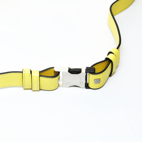 LOEWE Puzzle Bumbag Mini Classic Calfskin Belt Bag Shoulder Bag yellow WS26051