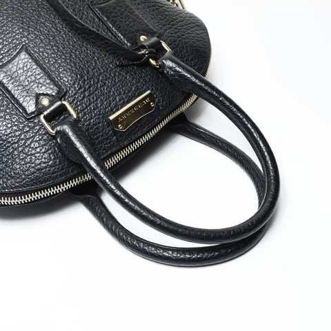 BURBERRY leather Handbag black WS26053