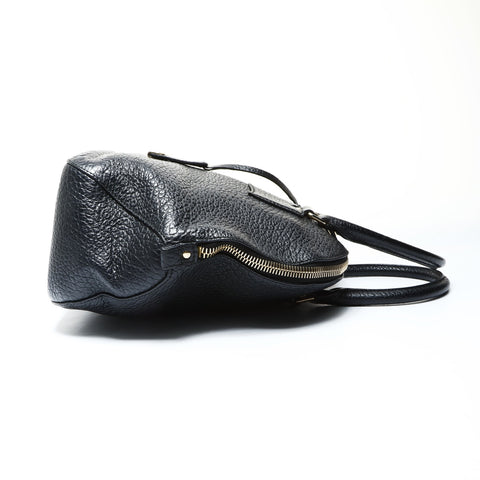 BURBERRY leather Handbag black WS26053