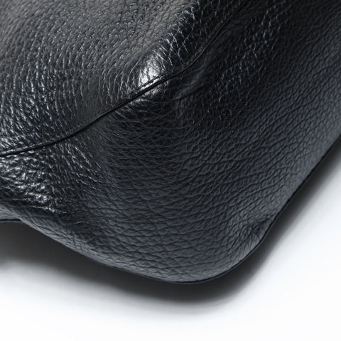 BURBERRY leather Handbag black WS26053