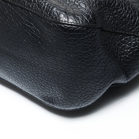 BURBERRY leather Handbag black WS26053