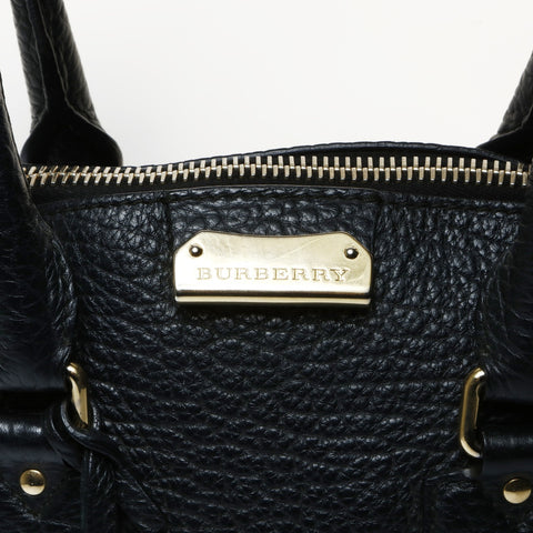 BURBERRY leather Handbag black WS26053