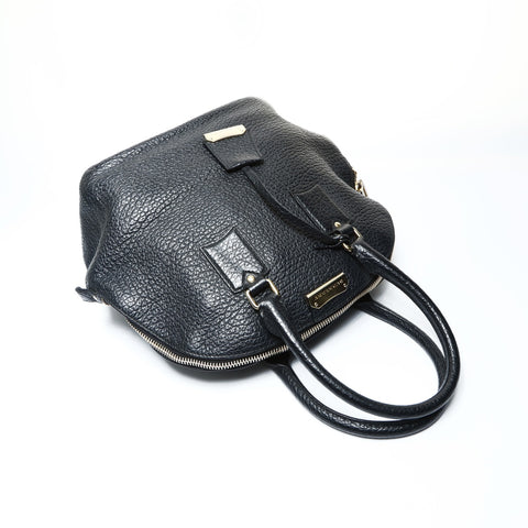 BURBERRY leather Handbag black WS26053