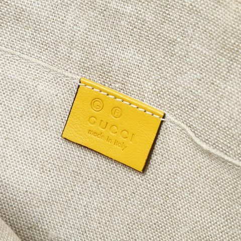 GUCCI GG Shima 2way Leather Shoulder Bag yellow WS26056