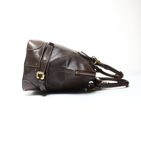 Chloe Paddington Leather Shoulder Bag Brown WS26061