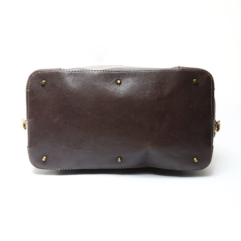 Chloe Paddington Leather Shoulder Bag Brown WS26061