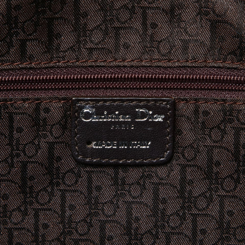 Christian Dior Cannage Leather Stitch Shoulder Bag Brown WS26062