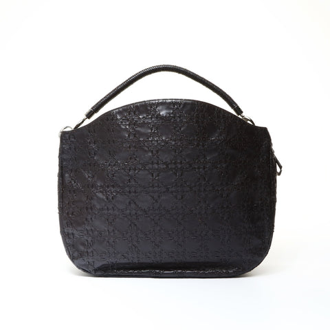 Christian Dior Cannage Leather Stitch Shoulder Bag Brown WS26062